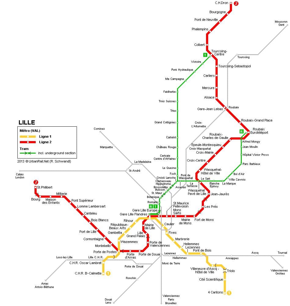 карта Ліль