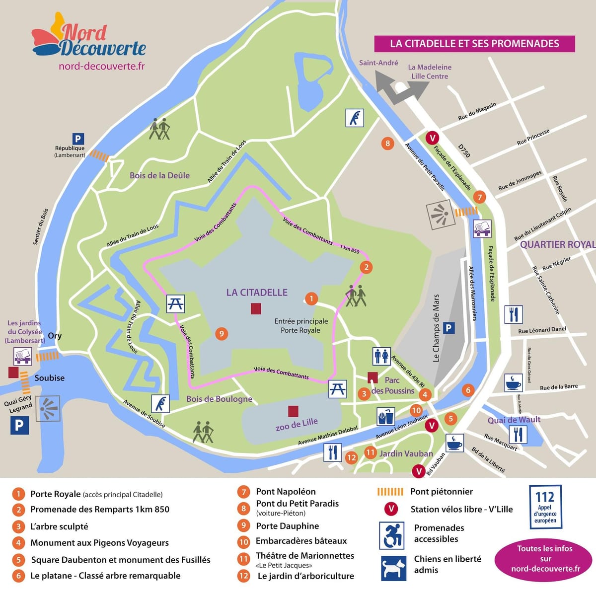 карта парк Ліль