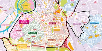 Карта Ліль прыгарадзе